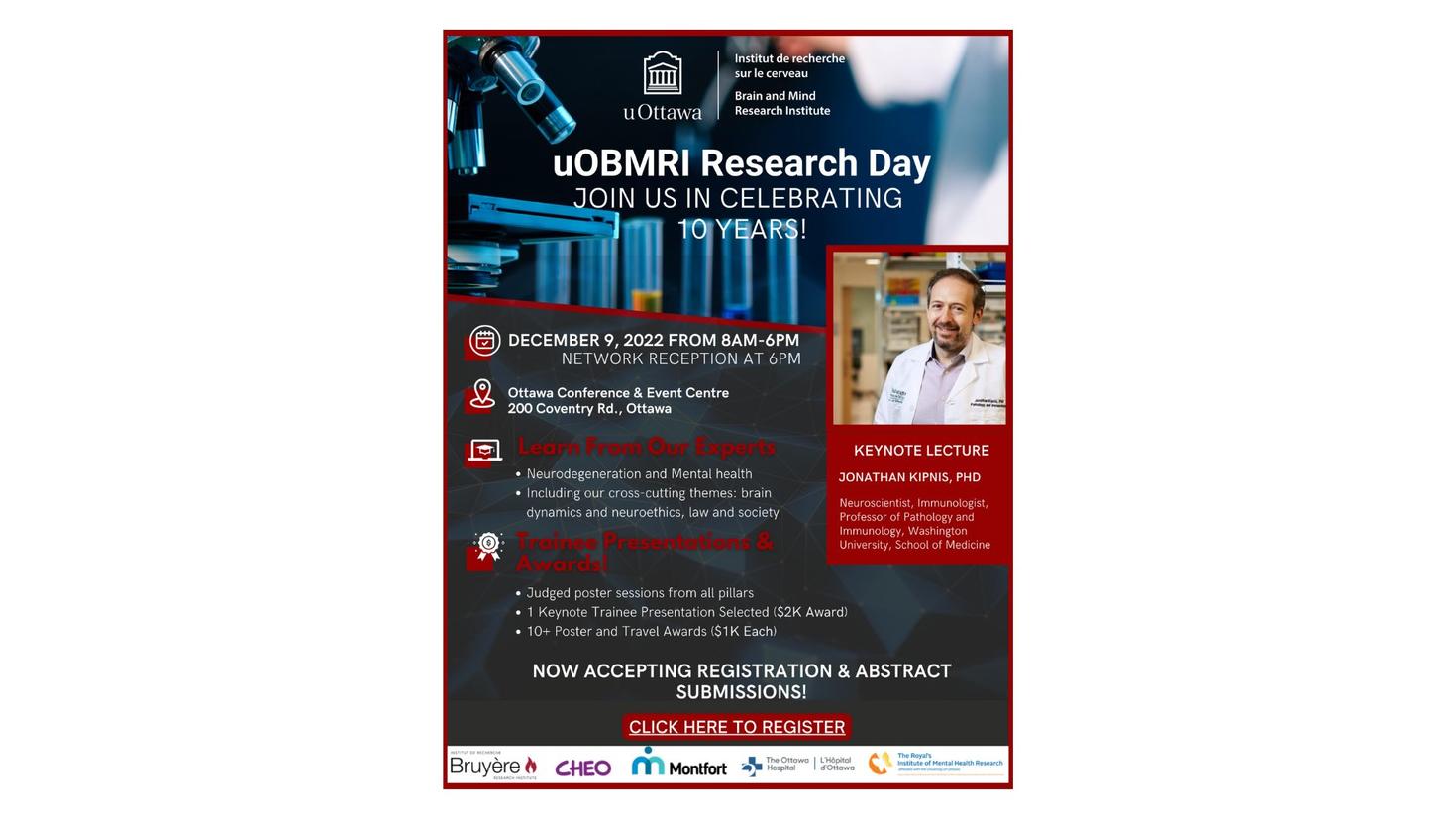uOBMRI Research Day event poster