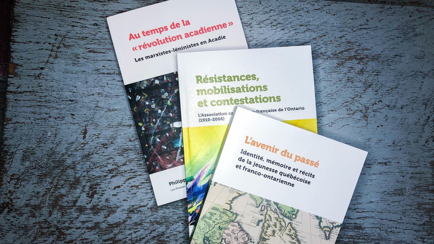 Three books from the Amérique française collection