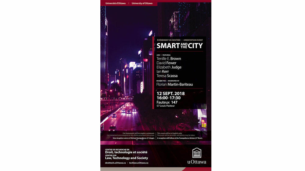 Smart and the City | CLTS Orientation Event poster