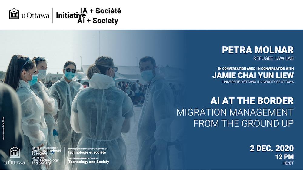 Poster for the event AI at the Border