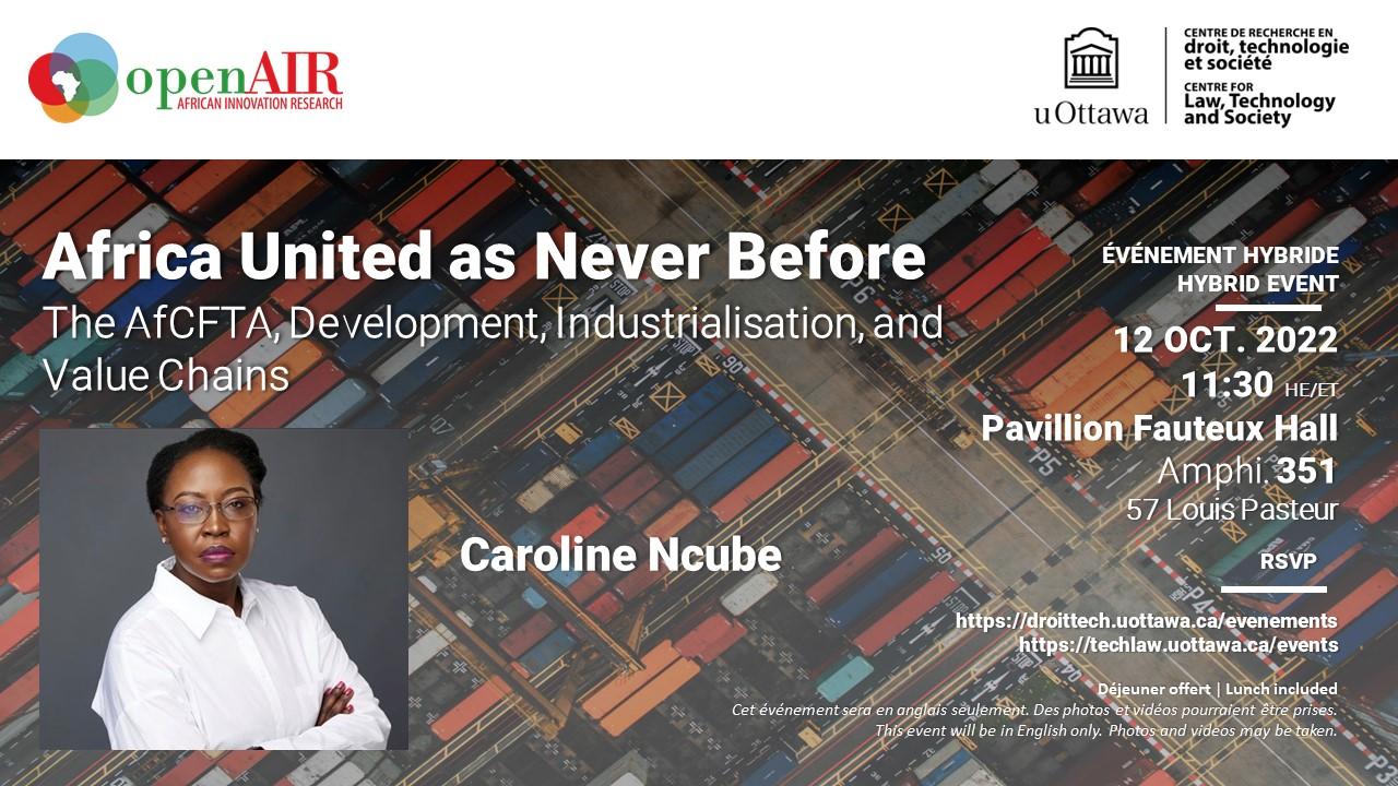 Poster for event Africa United as Never Before