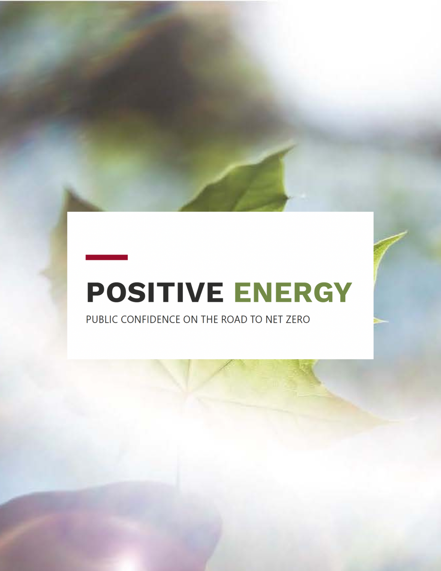 Positive Energy Brochure