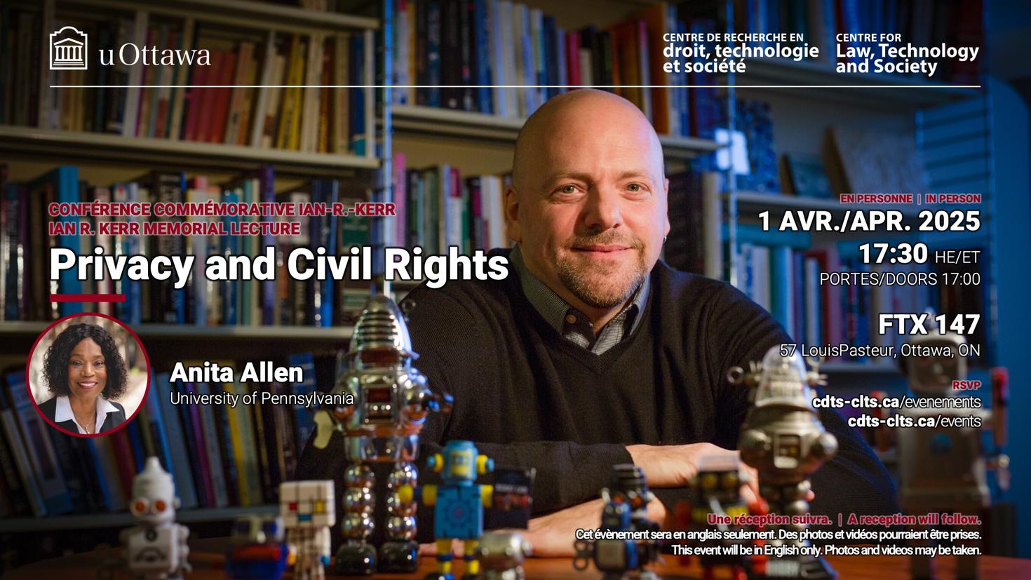 Privacy and Civil Rights event poster