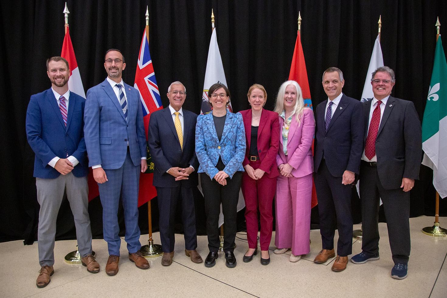 Group photo of university leadership and government stakeholders