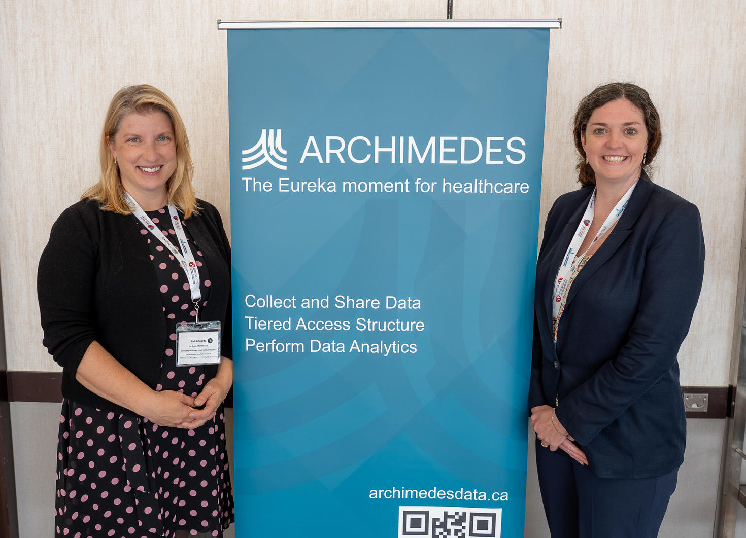 Photograph of Dr. Jodi Edwards and Dr. Kelly Cobey.