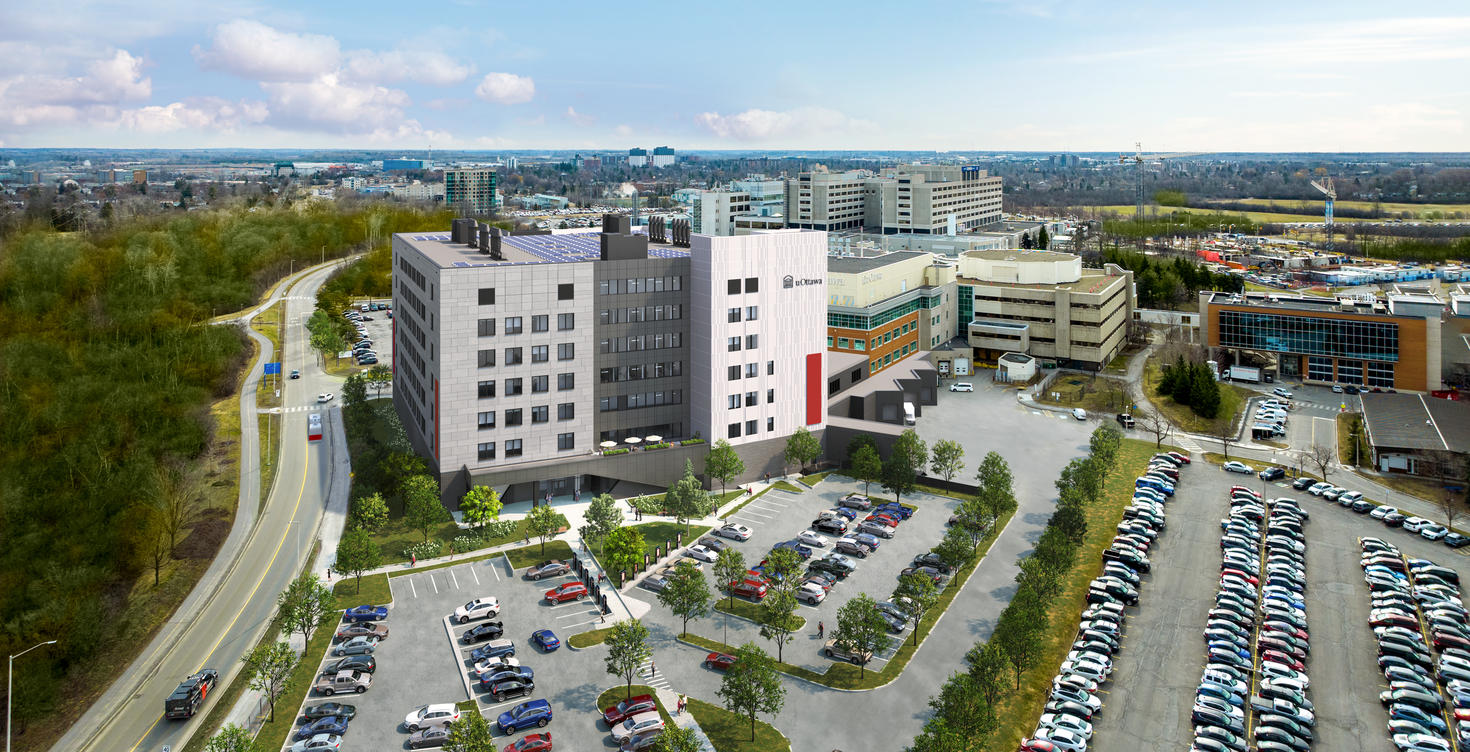 Rendering of the Advanced Medical Research Centre