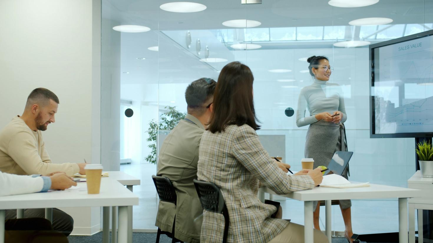 People attending a workshop
