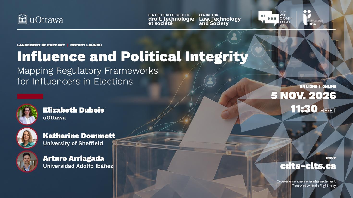 Ballot, smartphone, and transparent ballot box 