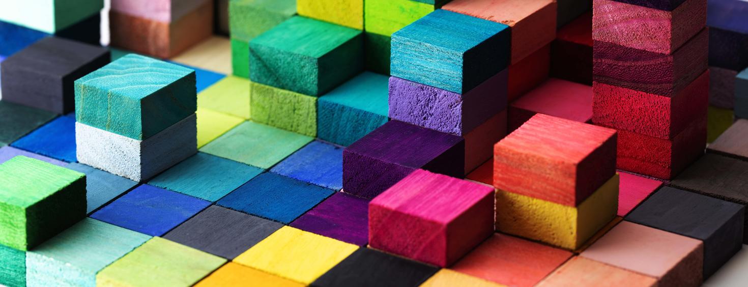 Blocs multicolores