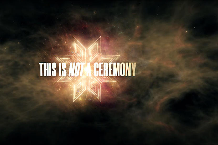 Scène d'ouverture du film This is Not a Ceremony