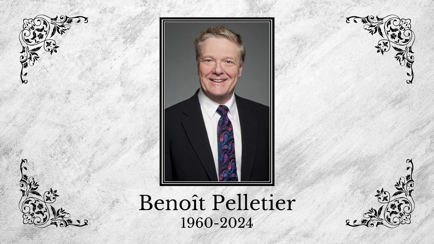 Benoît Pelletier 1960-2024