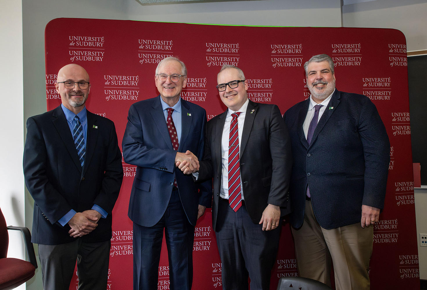 Photo of the partnership with the University of Sudbury
