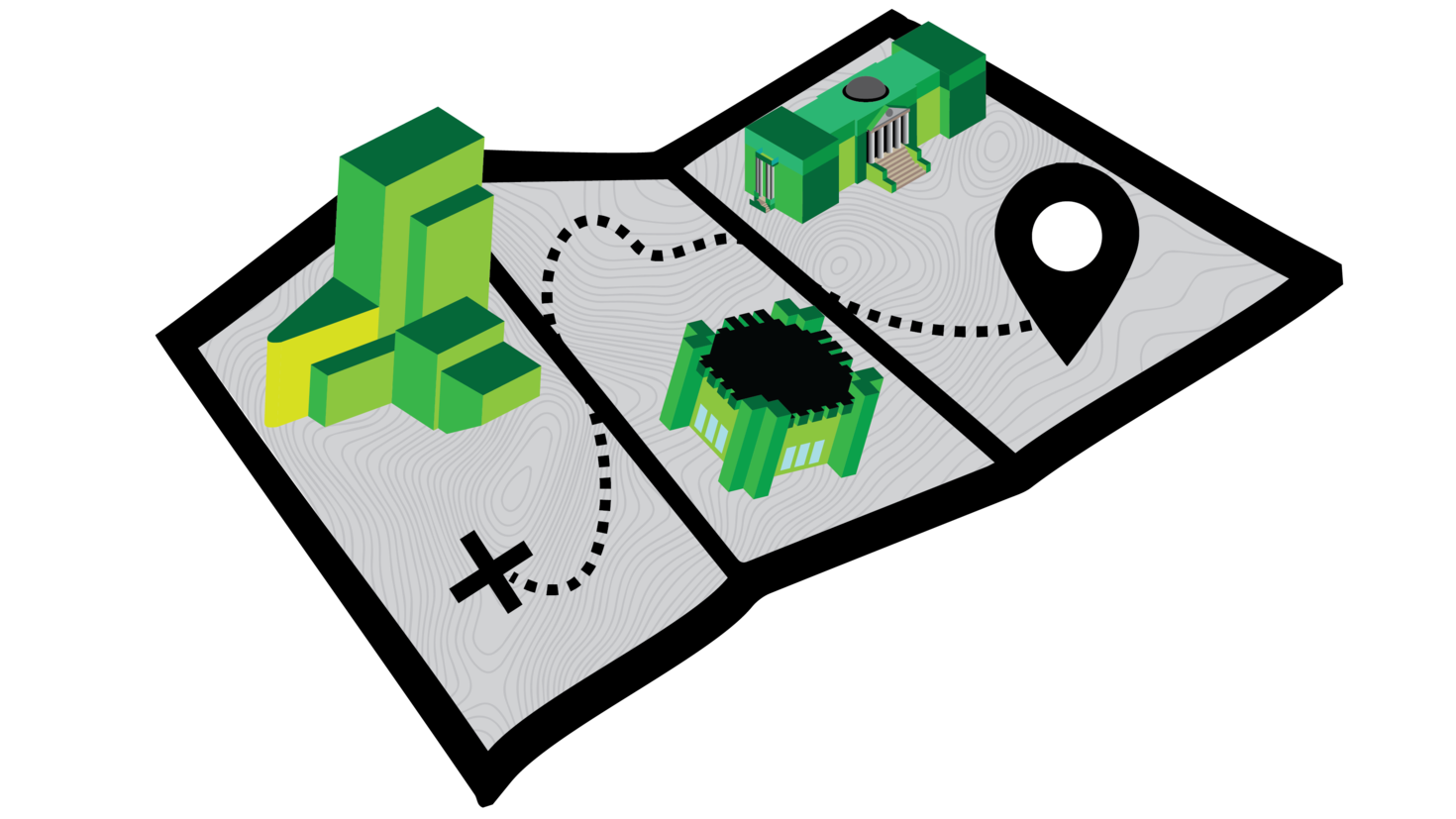 uOttawa campus sustainability features on a map