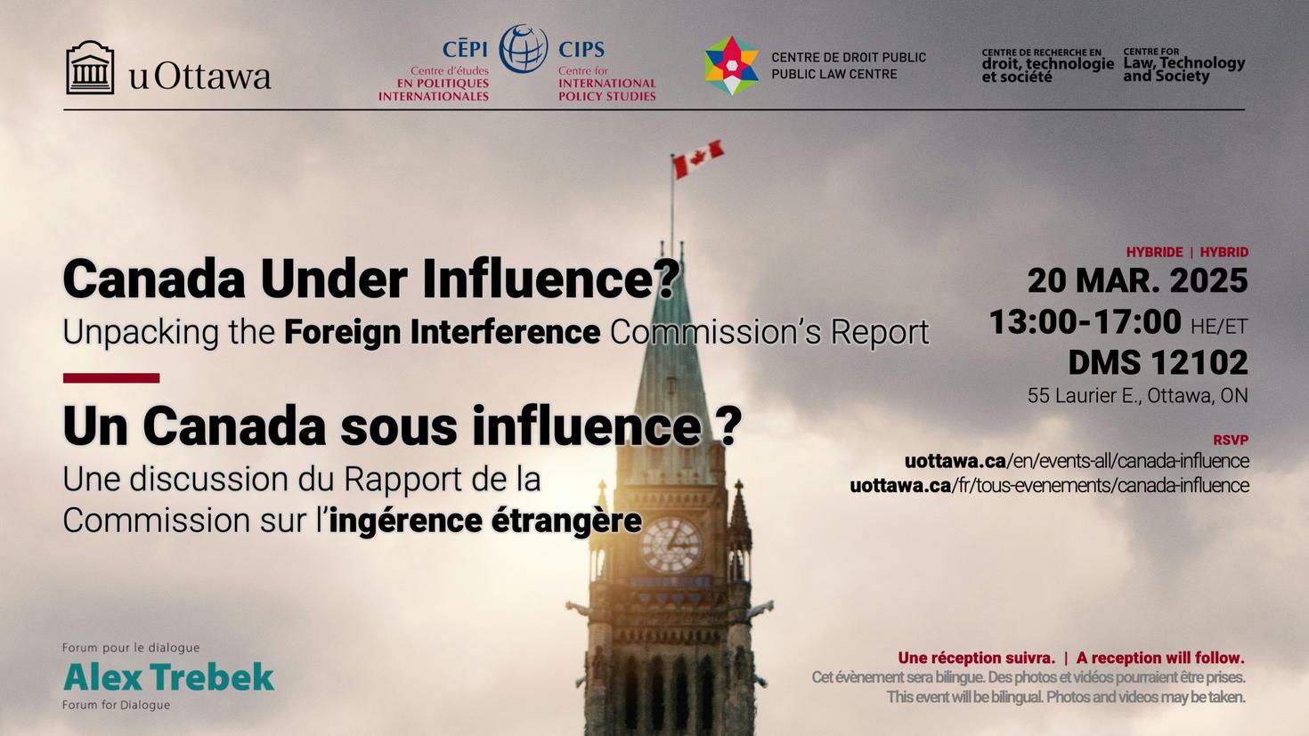 Reporté] Un Canada sous influence ? | Université d'Ottawa