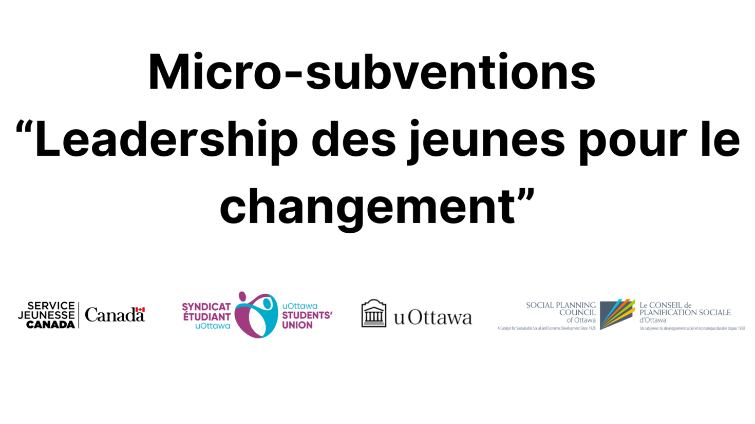 Leadership des jeunes pour le changement