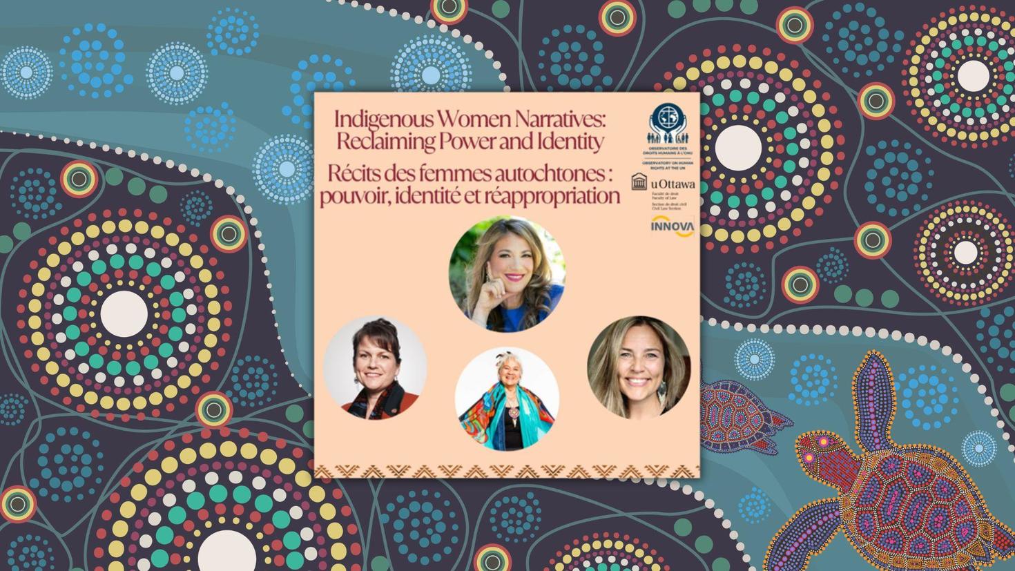 Pascale Fournier's poster on Indigenous Women Narratives