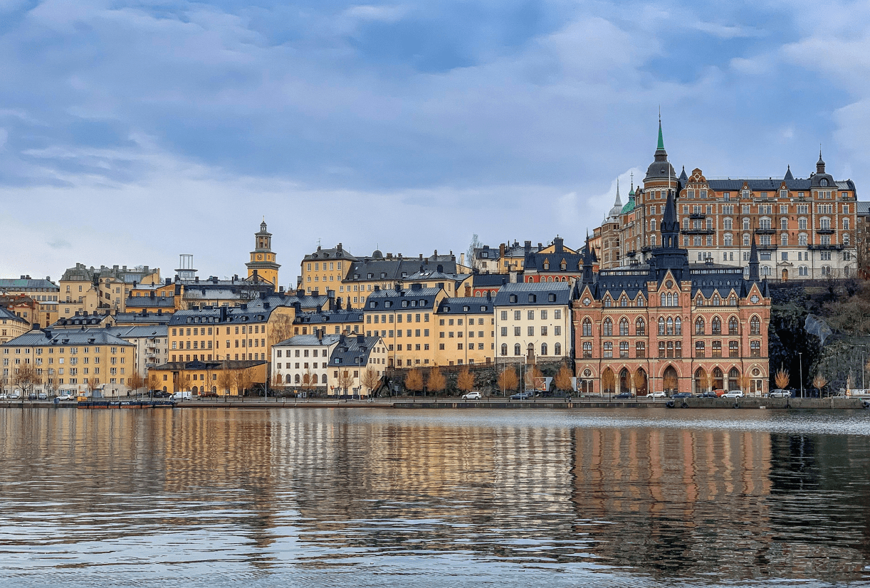 View of Stockholm from the water