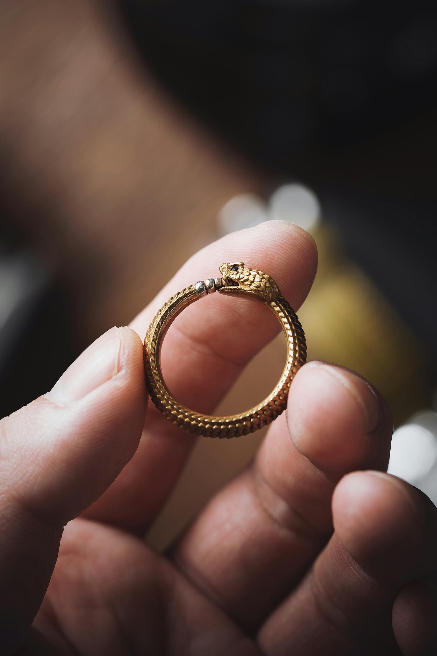 Bague Ouroboros