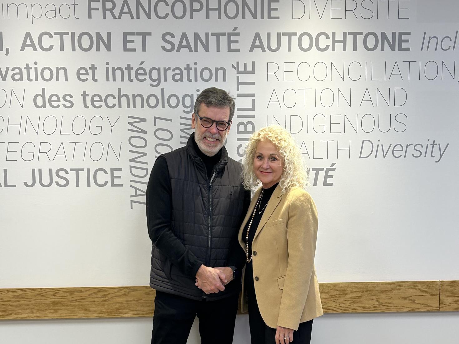 Raymond Brunet and Murielle Brazeau