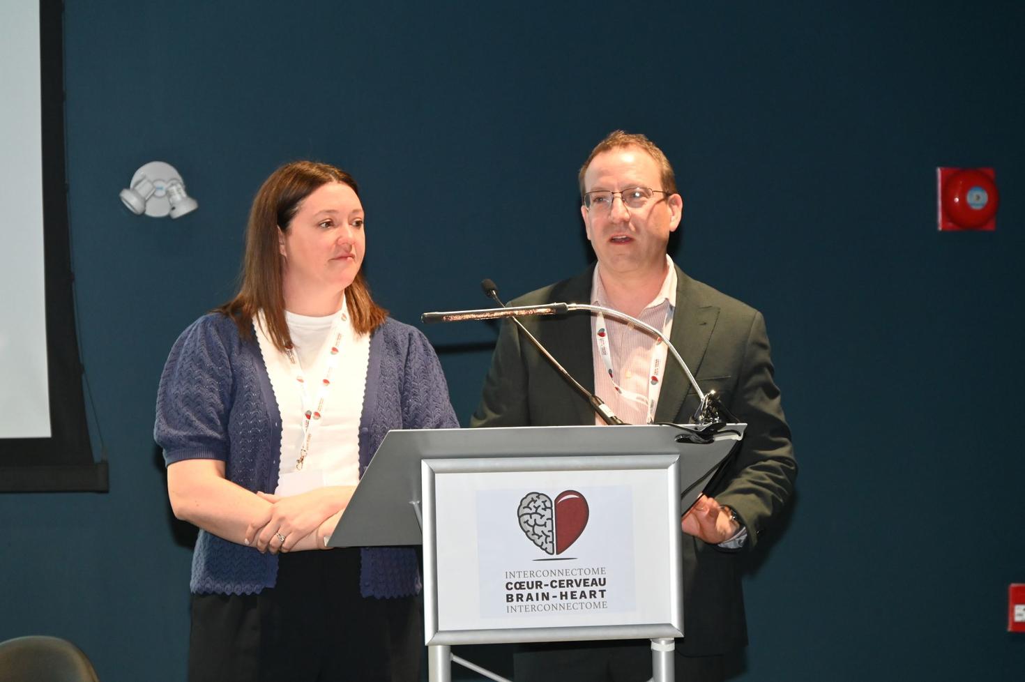 SSS Co-chairs, Karen Bouchard and Baptiste Lacoste.