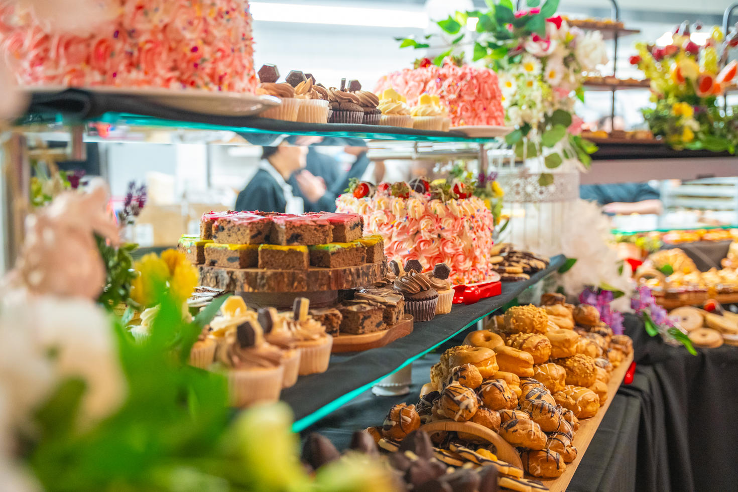 Candy bar featuring multiple desserts 