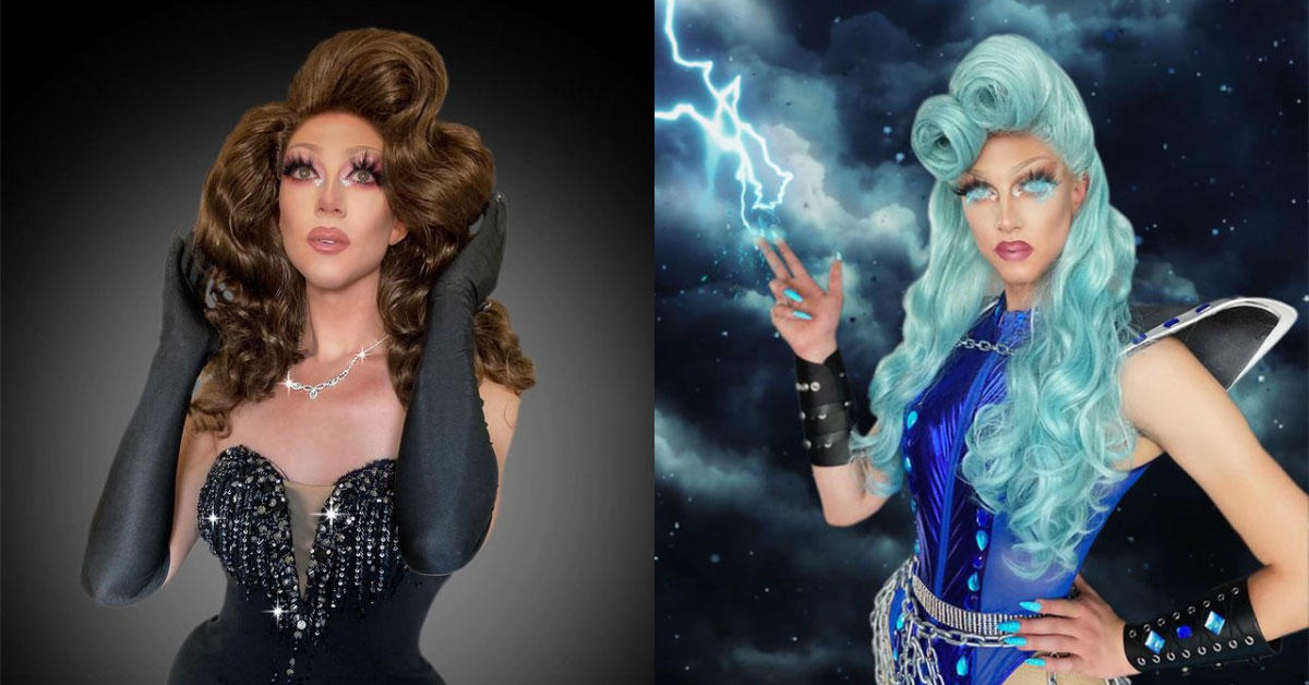 Jesse Lesniowsky sous les traits de son alter ego Saltina Shaker.