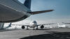 airplanes on tarmac
