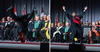 photo of student doing acrobatics on stage
