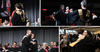 photos of hugs at the ceremonies between the new graduates and their loved ones