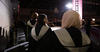 Students getting ready to cross the stage