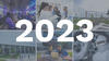The number 2023 overlayed on pictures of the uOttawa research community.