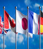Flags from each G7