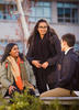 mentors talking on campus