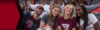 Students during a Gee-Gees game
