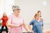 Ladies doing some workout exercices