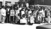 Workers on strike displaying “Upholsterers International Union-Local 1” and “On Strike” signs (c.1972-1992), CWMA collection, 10-001-S3-I425.