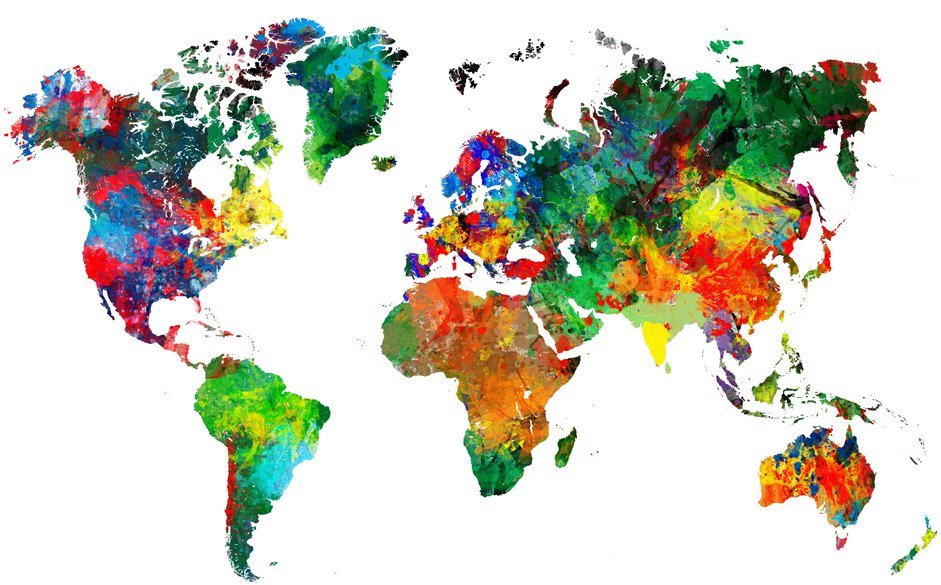 world map