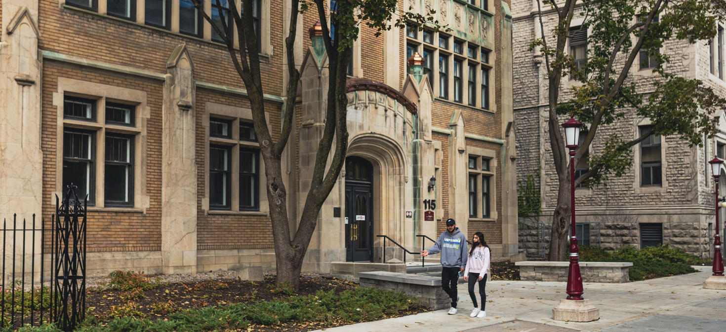 exterior view of hagen hall