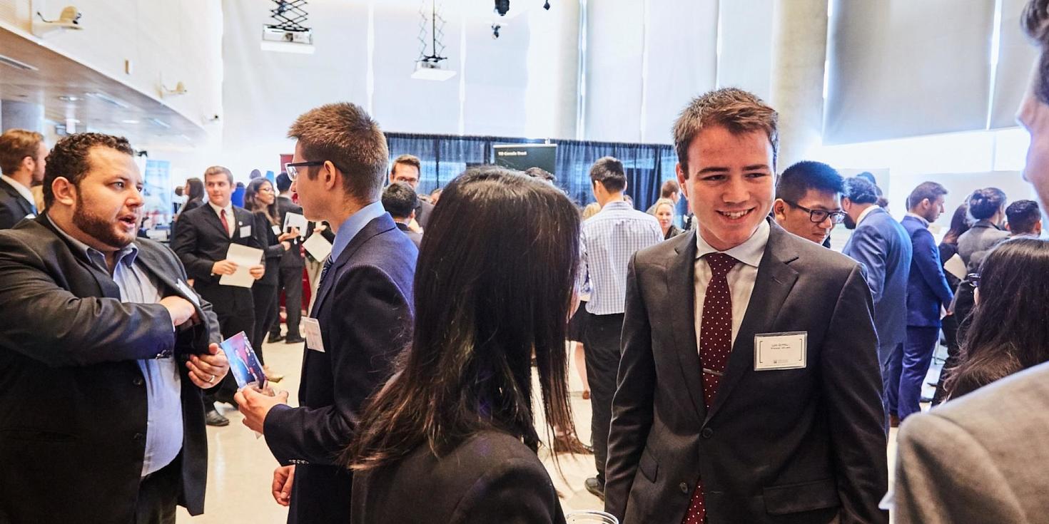 Networking scene at Telfer