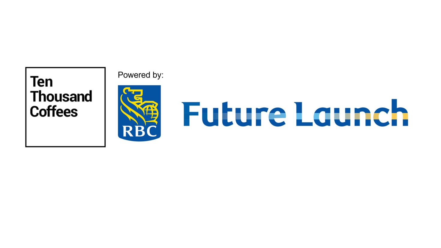 Ten Thousand Coffees and RBC Future Launch Logos