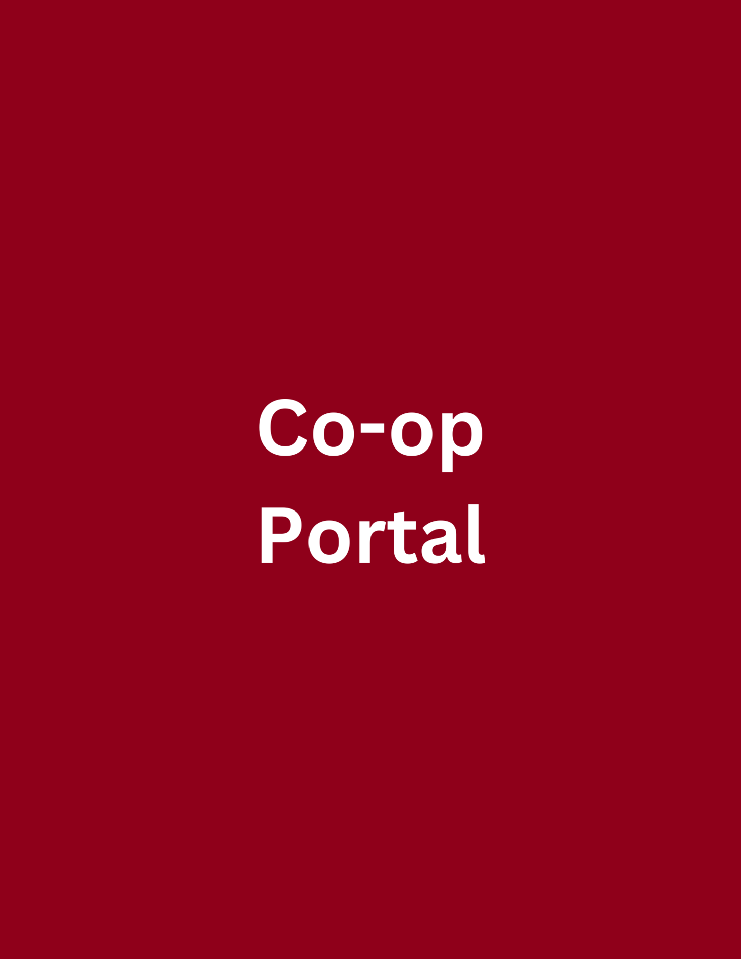 Co-op Portal