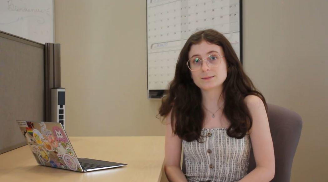 Writing mentor presenting
