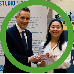 CityStudio Student with Mayor Mark Sutcliffe