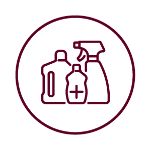 Icône de produits de désinfection