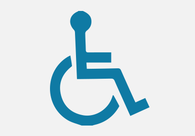 Pictogramme d’un fauteuil roulant