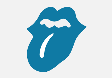 Pictogramme d’une bouche avec la langue tirée