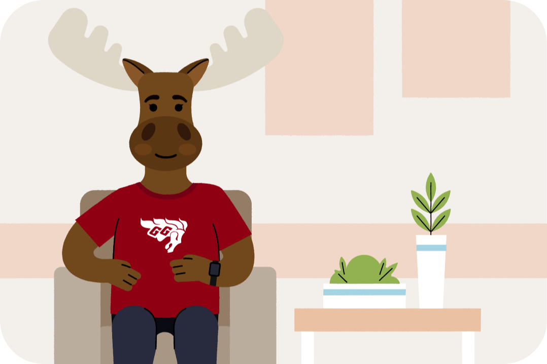 moose wellness character