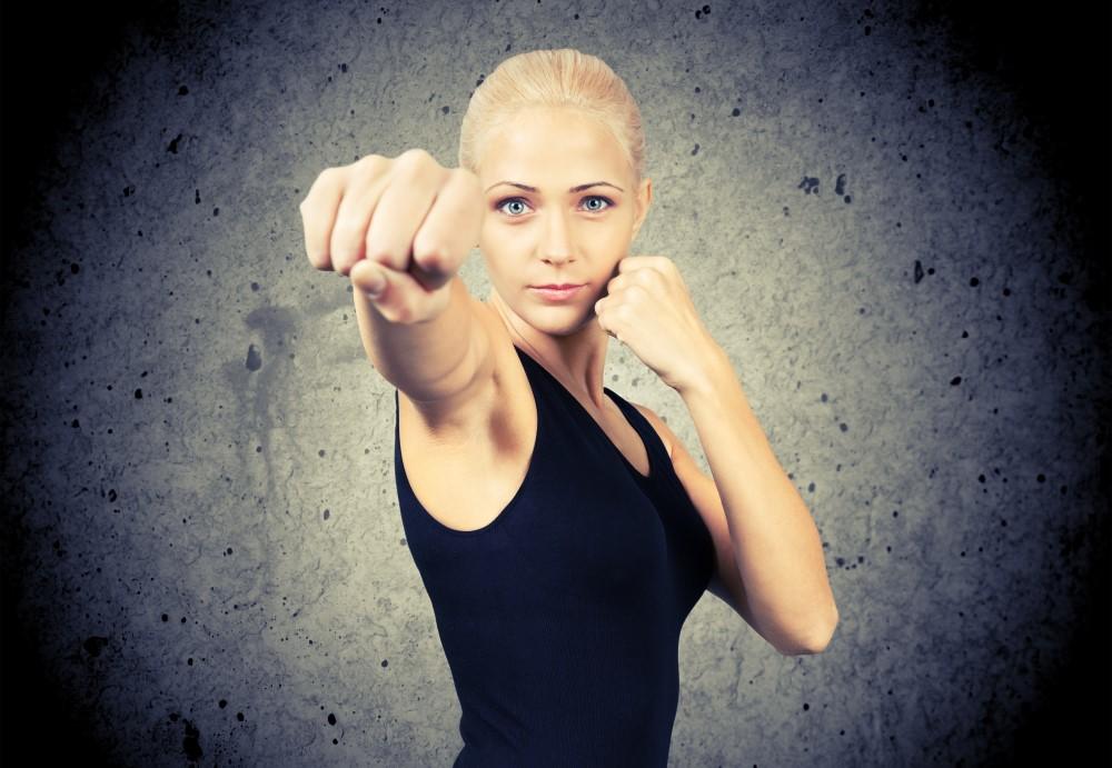 Women Punching.