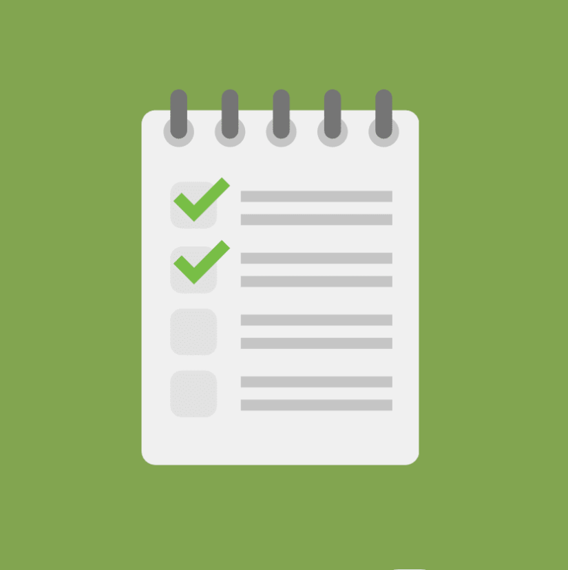 partial checked list icon