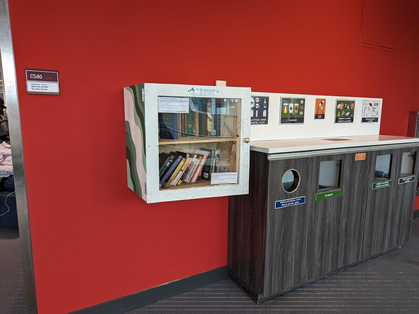 Boîte des Petites Bibliothèques Libres 